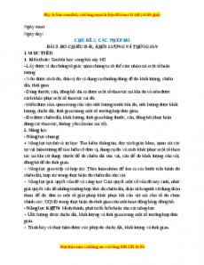 Giáo án Bài 3 KHTN 6 Cánh diều (2024): Đo chiều dài, khối lượng và thời gian