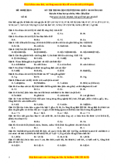 Bộ 30 đề thi thử THPTQG môn Hóa học năm 2023 - GV Nguyễn Minh Tuấn có đáp án (Đề 5)