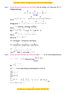 Bộ 3 chuyên đề luyện thi vào 10 môn Toán năm 2023 - Chuyên đề 2: Bất đẳng thức