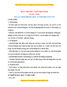 Giáo án Bài 9: Trái Đất - ngôi nhà chung (2024) Kết nối tri thức