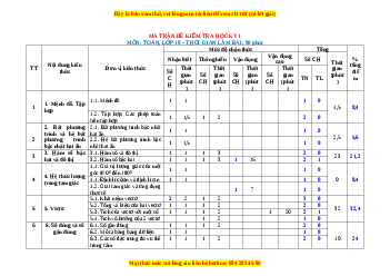 Đề thi cuối học kì 1 Toán10 Chân trời sáng tạo có đáp án (Đề 3)
