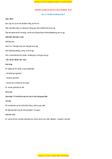 Giáo án Đạo đức 1 Cánh diều Phòng tránh bị ngã