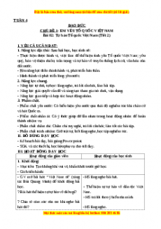 Giáo án Đạo đức 3 Kết nối tri thức Bài 01: Chào cờ và hát Quốc Ca (Tiết 2)