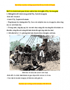 Lý thuyết Lịch sử 7 Cánh diều Bài 5: Sự hình thành quan hệ sản xuất tư bản chủ nghĩa ở Tây Âu thời trung đại
