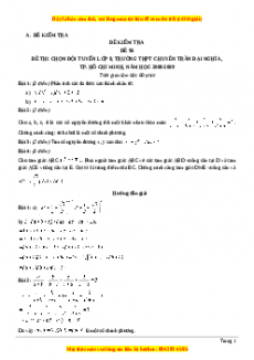 Đề kiểm tra Toán 8 năm 2022-2023 Phần 3: Phần 3: Đề kiểm tra học sinh giỏi