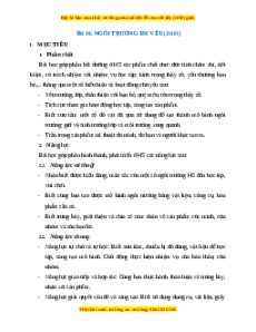Giáo án Mĩ thuật 1 Cánh diều: Ngôi trường em yêu