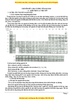 Bộ bài tập, chuyên đề theo 4 mức độ khó tăng dần Hóa Học ôn thi THPT