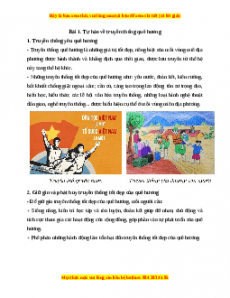 Lý thuyết GDCD 7 Cánh diều Tập 1