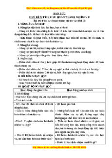 Giáo án Đạo đức 3 Kết nối tri thức Bài 06: Tích cực hoàn thành nhiệm vụ (Tiết 3)