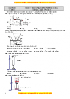 1000 câu lý thuyết theo chủ đề mục tiêu 7 - 10 điểm Hóa học
