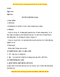 Giáo án Ôn tập chương 1 (Tiếp theo) Toán 9 Học kì 1