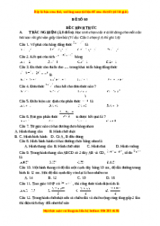 Đề thi cuối học kì 1 Toán 8 năm 2022 - 2023 - Đề 60
