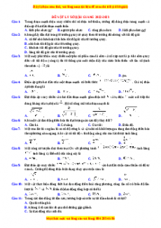 Đề thi thử Vật lí Sở Hậu Giang năm 2023