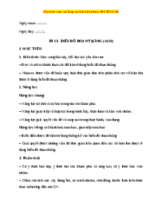 Giáo án Toán 7 Chân trời sáng tạo Bài 3: Biểu đồ đoạn thẳng