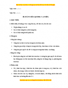 Giáo án Bài tập ôn cuối chương 5 Toán 10 Kết nối tri thức