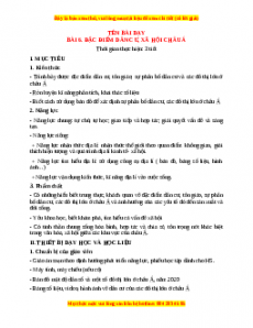 Giáo án Bài 6 Địa lí 7 Chân trời sáng tạo (2024): Đặc điểm dân cư, xã hội Châu Á