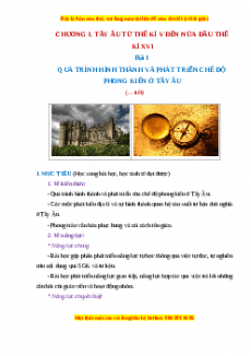 Giáo án Bài 1 Lịch sử 7 Kết nối tri thức (2024): Quá trình hình thành và phát triển chế độ phong kiến ở Tây Âu