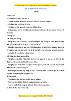Giáo án Vật lí 7 Kết nối tri thức Bài 13: Độ to và độ cao của âm