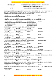Bộ 30 đề thi thử THPTQG môn Hóa học năm 2023 - GV Nguyễn Minh Tuấn có đáp án (Đề 6)