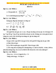 Đề chọn HSG môn Toán 6 năm 2022 - 2023 có đáp án ( Đề 13 )