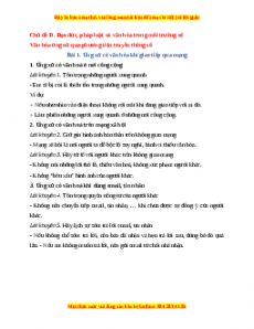 Lý thuyết Tin học 7 Cánh diều Chủ đề D: Đạo đức, pháp luật và văn hoá trong mội trường số