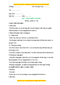 Giáo án Công nghệ 7 Bài 7 (Kết nối tri thức): Giới thiệu về rừng