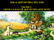 Giáo án powerpoint Chùm ca dao về quê hương đất nước | Kết nối tri thức Ngữ văn 6