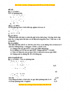 Đề thi cuối học kì 2 Toán 8 năm 2022 - 2023 - Đề 25
