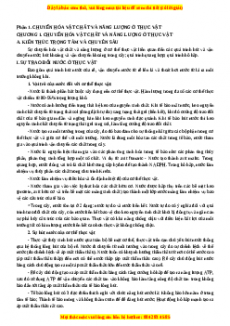 Bồi dưỡng học sinh giỏi Sinh Học 11 - Phan Khắc Nghệ