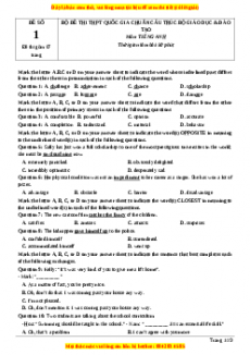 Bộ 39 đề thi thử THPT Quốc gia Tiếng Anh năm 2023 - sách Megabook