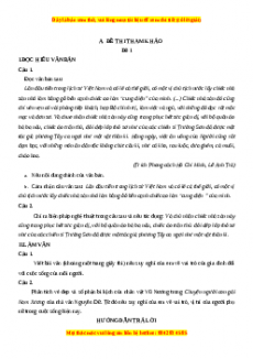 Chiến thắng kì thi 9 vào 10 Ngữ văn năm 2023-2024 cực hay