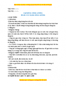 Giáo án Bài 30 KHTN 6 Cánh diều (2024): Các dạng năng lượng