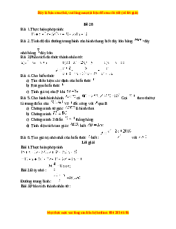Đề thi giữa kì 1 Toán 8 năm 2023 - Đề 28