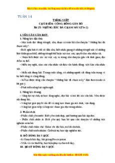 Giáo án Những bậc đá chạm mây (T1+2) Tiếng việt 3 Kết nối tri thức