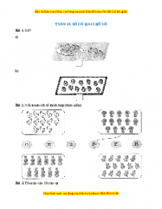 Bài tập cuối tuần Toán lớp 1 Tuần 19 Kết nối tri thức (có lời giải)
