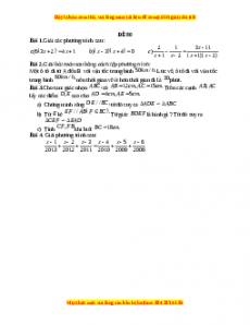 Đề thi giữa kì 2 Toán 8 năm 2023 - Đề 80