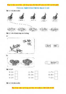 Bài tập cuối tuần Toán lớp 1 Tuần 10 Kết nối tri thức (có lời giải)