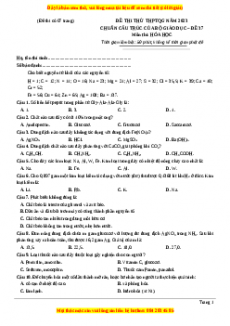 Đề thi THPT Quốc Gia Hóa năm 2023 Megabook - Đề 37