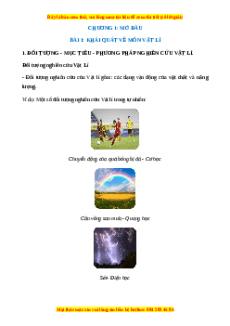 Lý thuyết Vật lí 10 Chân trời sáng tạo (cả năm)