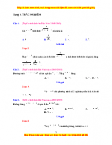 Bộ chuyên đề luyện thi vào 10 môn Toán năm 2022 - Bộ 2