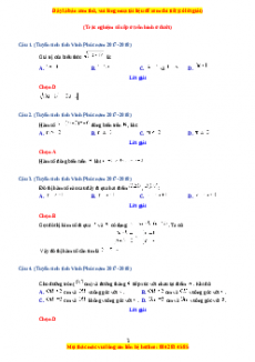 Bộ chuyên đề luyện thi vào 10 môn Toán năm 2021 - Bộ 1