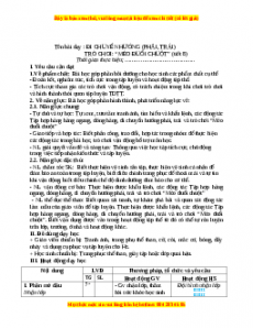 Giáo án Đi chuyển hướng (Phải, trái) Gdtc 3 Chân trời sáng tạo