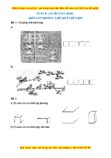Bài tập cuối tuần Toán lớp 1 Tuần 15 Kết nối tri thức (có lời giải)