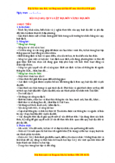 Giáo án Bài 15 Địa lí 10 Cánh Diều (2024): Quy luật địa đới và phi địa đới