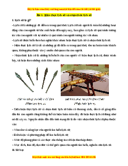 Lý thuyết Lịch sử 10 Kết nối tri thức (cả năm)