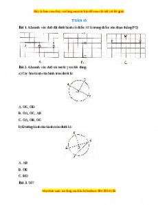 Bài tập cuối tuần Toán lớp 3 Tuần 15 Chân trời sáng tạo (có lời giải)