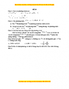 Đề thi giữa kì 2 Toán 8 năm 2023 - Đề 30