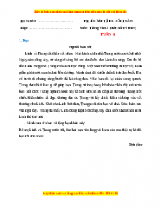 Bài tập cuối tuần Tiếng việt lớp 2 Tuần 11 Kết nối tri thức (có lời giải)