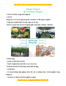 Lý thuyết Công nghệ 7 Kết nối tri thức (cả năm)