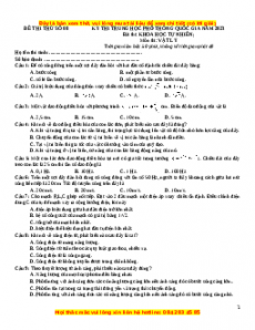Đề thi thử THPT Quốc Gia môn Vật Lí có đáp án ( đề 8 ) - thầy Lại Đắc Hợp